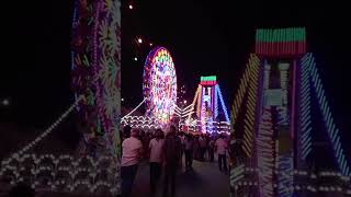 Karkardooma Mela karkardooma delhi mela dussehra ferriswheel lights carnival [upl. by Gromme]