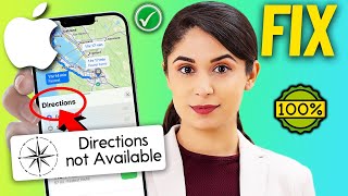 How To Fix Directions not Available on iPhone Maps 2024  iPhone Map Direction Issues ios 1716 [upl. by Ahsinor126]