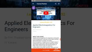 💥WEEK 11💥🔥100🔥APPLIED ELECTROMAGNETICS FOR ENGINEERS ASSIGNMENT SOLUTION💥💥 [upl. by Ennahoj]