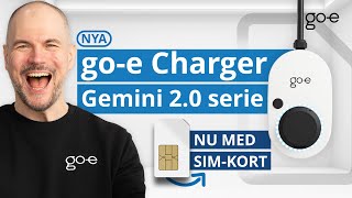 Laddbox med 4G goe Charger Gemini flex 20 med SIMkort 🚗⚡ [upl. by Anitnatsnok]