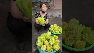 Amazing Fingered Citron Fruit of Vietnam shorts [upl. by Anelehs]