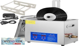 VEVOR Ultrasonic Cleaner 6L Ultrasonic Vinyl Cleaner 712 Inch 8 Records Ultrasonic Review [upl. by Ahsema]