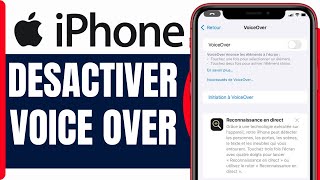 Comment Desactiver Voice Over Iphone  En 2025 [upl. by Elrae]