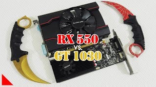 RX 550 vs GT 1030  Buat yang bingung [upl. by Ahsilrak]