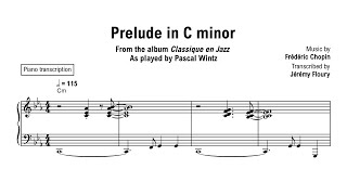 Prelude in Cm  Jazz piano transcription [upl. by Avla45]