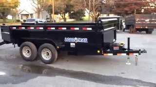 Load Trail Low Profile Hydraulic Dump Trailer 7x14 14000 GVW DT14 7172204220 Best Choice Trailers [upl. by Adlare]