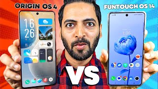 Origin OS 4 Vs Funtouch OS 14  Which is Better [upl. by Grenier]