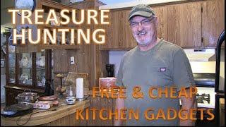 TREASURE HUNTING  CHEAP amp FREE KITCHEN GADGETS [upl. by Sirej]