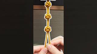 ⚠️ Knot to Know 🪢 Button knot slow tutorial 🦥 shorts diy knot rope knot2know camping [upl. by Athena]