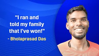 Dream11 winner from Chattisgarh has a story to share Meet Bholaprasad Das [upl. by Nelleoj]