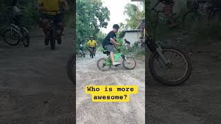 bike daddy amp Mungkon  Who is more awesome cycling bikerider ปั่นจักรยาน wheeliebike [upl. by Etnohc]