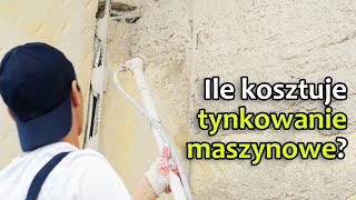 Ile kosztuje tynkowanie maszynowe Koszt tynkowania za m2 w 2024 r [upl. by Suirtemed]