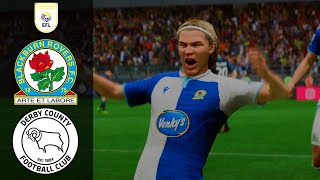 Blackburn vs Derby County Highlights  EFL Championship 202425 [upl. by Rogozen]