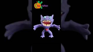 How to make a Sableye Clay Art Figure [upl. by Keffer]