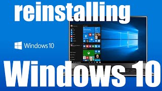 How to Reinstall Windows 10 in 2023 [upl. by Tterraj]