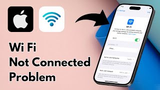 How To Fix Wi Fi Not Connecting Problem On iPhone [upl. by Suired]