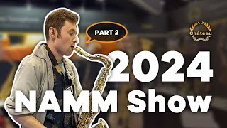 NAMM show 2024 part2  Château Saxophone 2024 baritonesax [upl. by Lizabeth961]