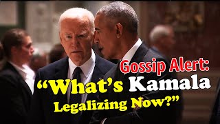 VIRAL Joe and Obama CAUGHT Gossiping about Kamala [upl. by Yedsnil8]