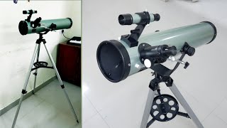 Telescope assembly How to assemble Newtonian reflector telescope F70076How to join telescope parts [upl. by Eatnuahc]