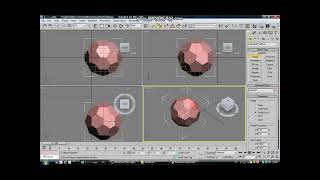 De icosidodecaedro a dodecaedro e icosaedro por los truncados 3ds MAX [upl. by Eibocaj]