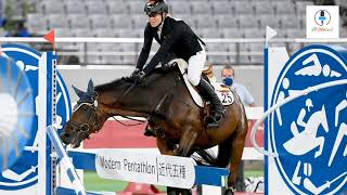 German modern pentathlon coach thrown out of Olympics for punching horse [upl. by Aneleairam]