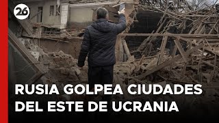 Rusia golpea las ciudades del este de Ucrania mientras los aliados del mar Negro prometen más apoyo [upl. by Coleman]