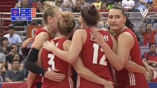 Volleyball Nations League Gold Medal Match Women 01 07 2018 [upl. by Aicercul991]