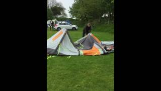 Inflating the Martley Breeze tent from OLPRO [upl. by Marguerie984]