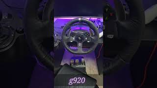 Logitech G920 vs G923 startup logitechg923 logitechg920 simracing [upl. by Llevron]