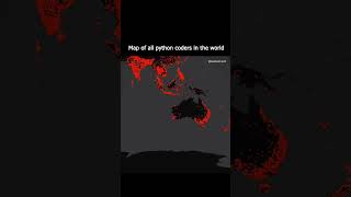 Map of all the python coders in the world [upl. by Adleremse]