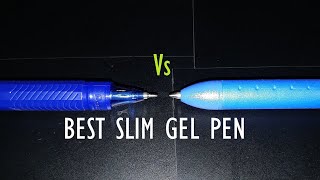 Pentel Energel 05 Vs Reynolds Wizz Dri 05  Which pen is The best slimmest writing gel pen  VE23 [upl. by Ennayelsel]