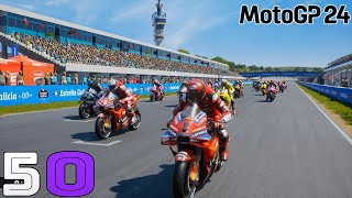 MotoGP 24  CARRIERA stagione 4  JEREZ lo smacco  EP 50 [upl. by Pazit]