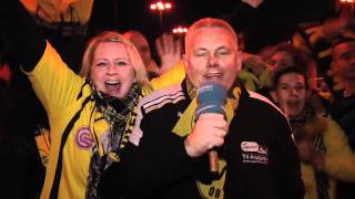 Sportlive Moderator Uwe Kisker und die BVB Fans [upl. by Hoffarth917]