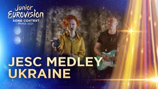 Junior Eurovision 2021 Medley with Olena Usenko from Ukraine 🇺🇦 [upl. by Limemann]