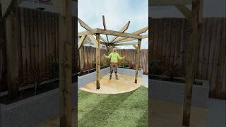 How To Build A Pergola CHEAP howto budget pergola gardendesign landscaping [upl. by Ferneau]