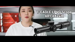 Introduction TEAGLE AR16X24IR LPVO Rifle Scope [upl. by Annait]