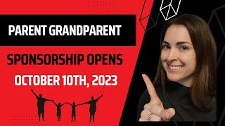 Parent Grandparent Sponsorship for 2023 Announced PGP2023 canadaimmigrationnews [upl. by Thorsten]