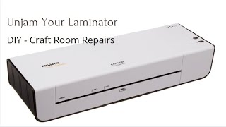 How to unjam a laminate machine  DIY Repair [upl. by Nedyaj62]