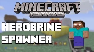 Minecraft XBOX 360 Herobrine Spawner The Truth [upl. by Donnelly]