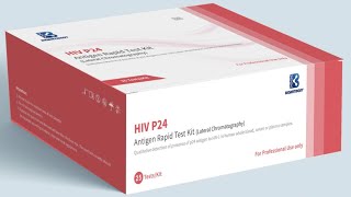 HIV P24 Antigen Rapid Test Kit Lateral chromatography [upl. by Idoj405]