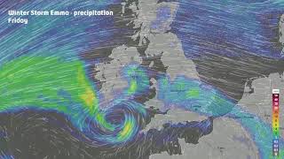 Winter Storm Emma  Ireland and UK [upl. by Ferris]