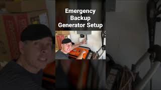 Home Emergency Backup Generator Setup [upl. by Greerson330]