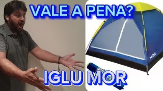 COMO MONTAR a barraca de acampamento para até 4 pessoas do MERCADO LIVRE IGLU MOR [upl. by Hinkel]