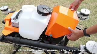 Tutorial video  How to assembly an agriculture drone forn spraying and spreading [upl. by Airdni111]