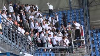 Lech Poznań Legia 3 1 10072015 SUPERPUCHAR pożegnanie kibiców Legii [upl. by Artcele]