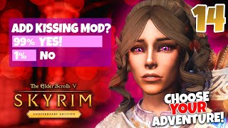 So i added a KISSING mod  YOU CHOOSE THE ADVENTURE  Skyrim Anniversary Edition 14 [upl. by Nariko]