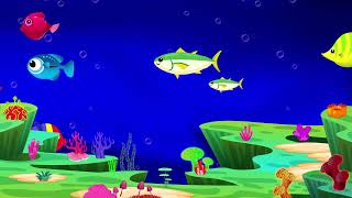 Bedtime Lullabies and Calming Undersea Animation 102 🐠 Soothing fishes 🐟 Mozart for Babies Sleep 💤 [upl. by Nahtaneoj]