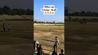 150m rep…timing 1620 sports athlete sprinter youtubeshorts viralvideo subscribe [upl. by Bryana23]