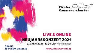 Neujahrskonzert 2021  Live amp Online [upl. by Laidlaw]