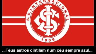 Hino do Internacional Letra [upl. by Hamrah]